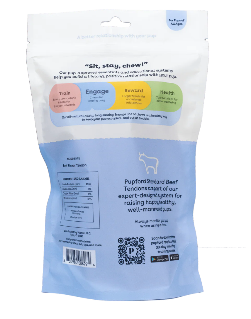 Pupford Standard Beef Tendon Dog Chew