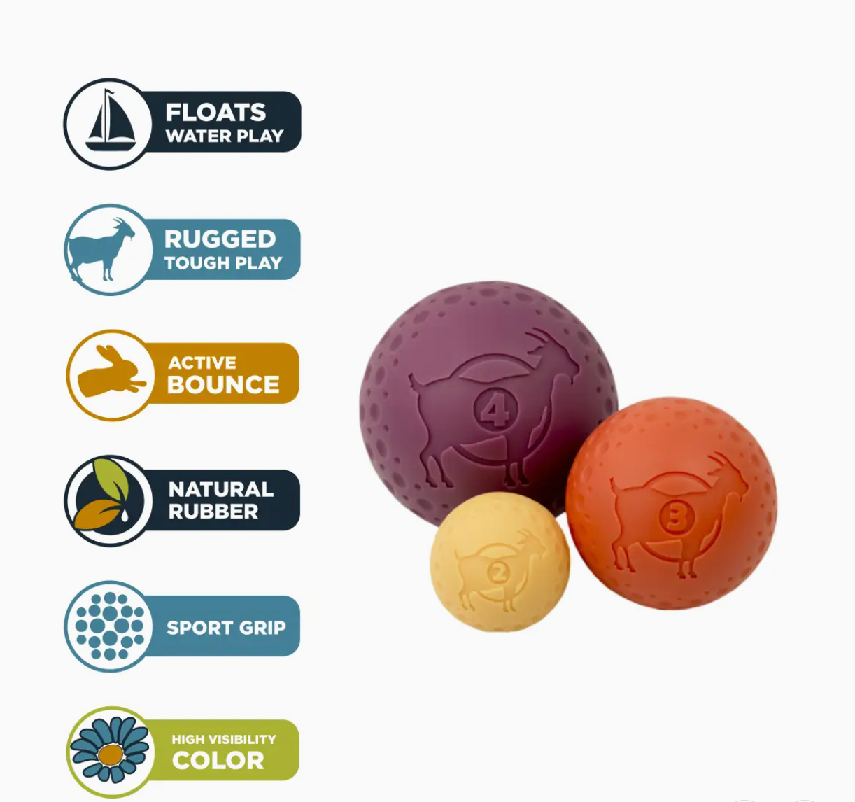Tall Tails Goat Sport Balls - Small