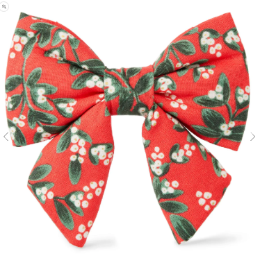 Rifle Paper Co. x TFD Mistletoe Dog Lady Bow