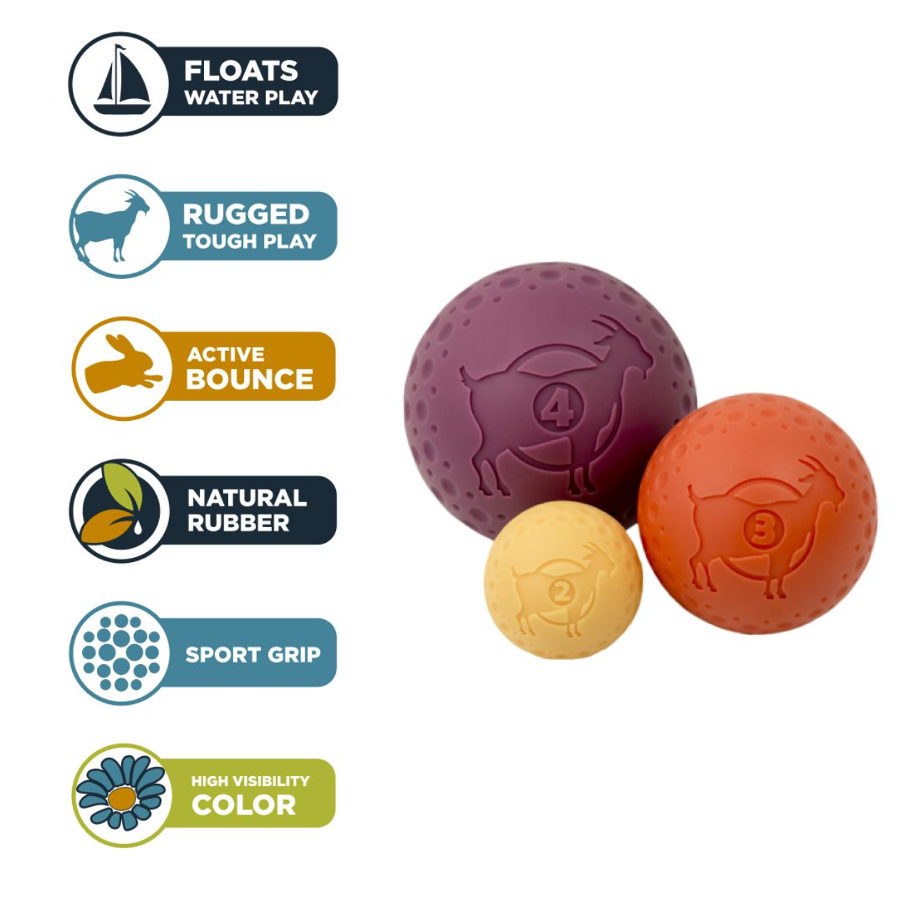 Dog sport balls tall tails