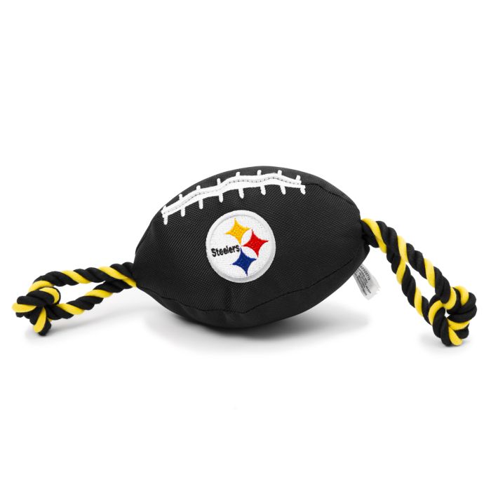 Steelers Football Dog Toy