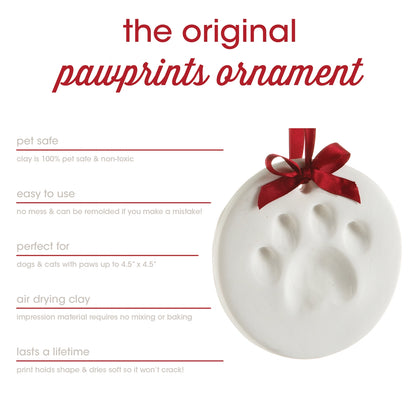 Pawprints Ornament