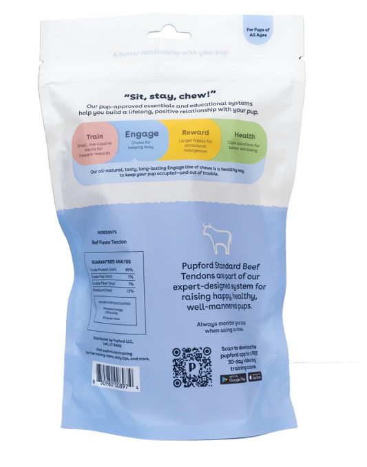 Pupford Standard Beef Tendon Dog Chew