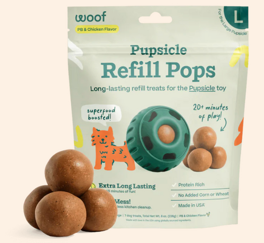 Woof Pupsicle Pops PB & Chicken