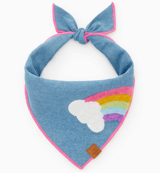 Rainbow Applique Dog Bandana