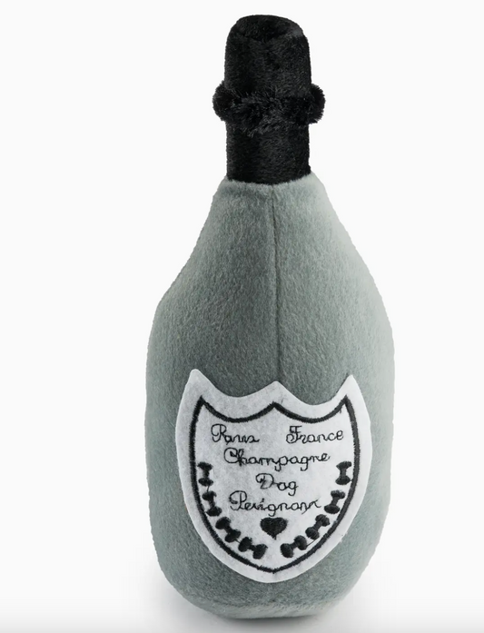 Dog Perignonn Champagne Toy Squeaker Dog Toy