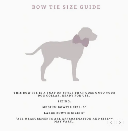 Dog Bowtie Red Velvet